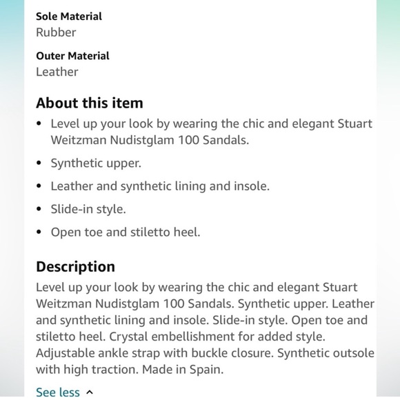 Stuart Weitzman Nudist Glam Sandals - Picture 3 of 9